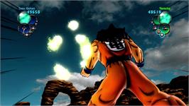 In game image of Dragon Ball Z Ultimate Tenkaichi on the Microsoft Xbox 360.